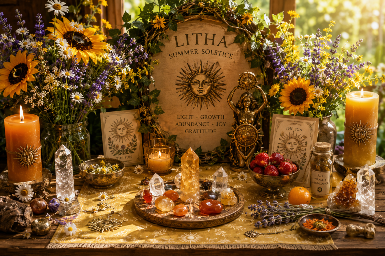 Creating a Litha Altar