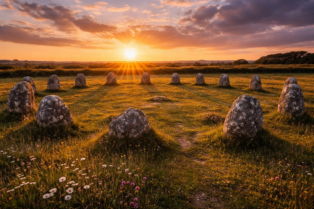 The Merry Maidens Stone Circle, Cornwall