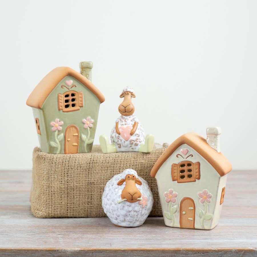 Tealight Fairy House, 13.7cm