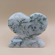 Load image into Gallery viewer, Tree Agate Heart Crystal
