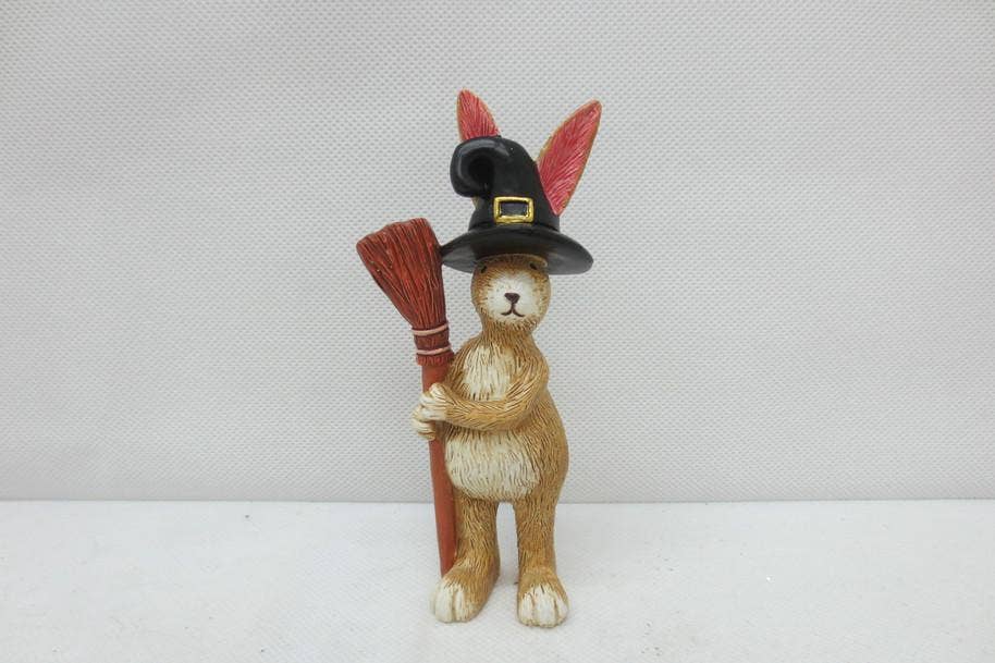 Jasper Rabbit Broomstick, 14cm