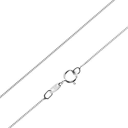 Made in Italy - 925 Sterling Silver Delicate Curbs - GCH005: 14 inch - 35.5 cm