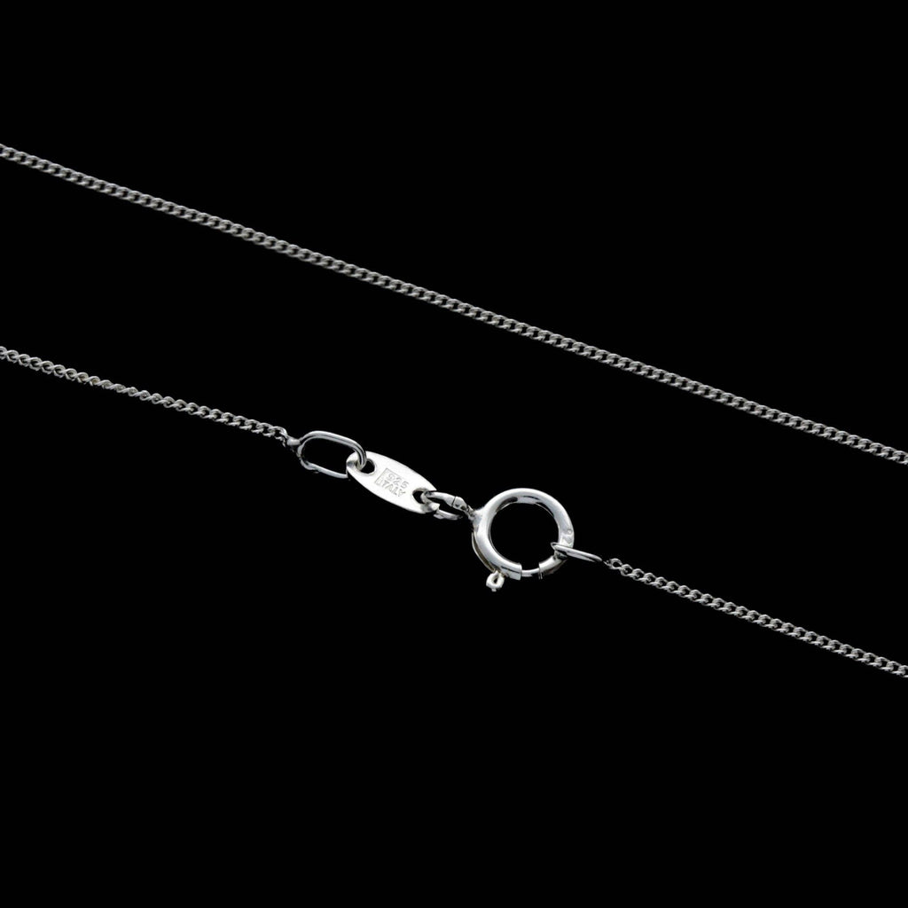 Made in Italy - 925 Sterling Silver Delicate Curbs - GCH005: 14 inch - 35.5 cm