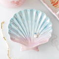 Iridescent Shell Coastal Trinket Dish