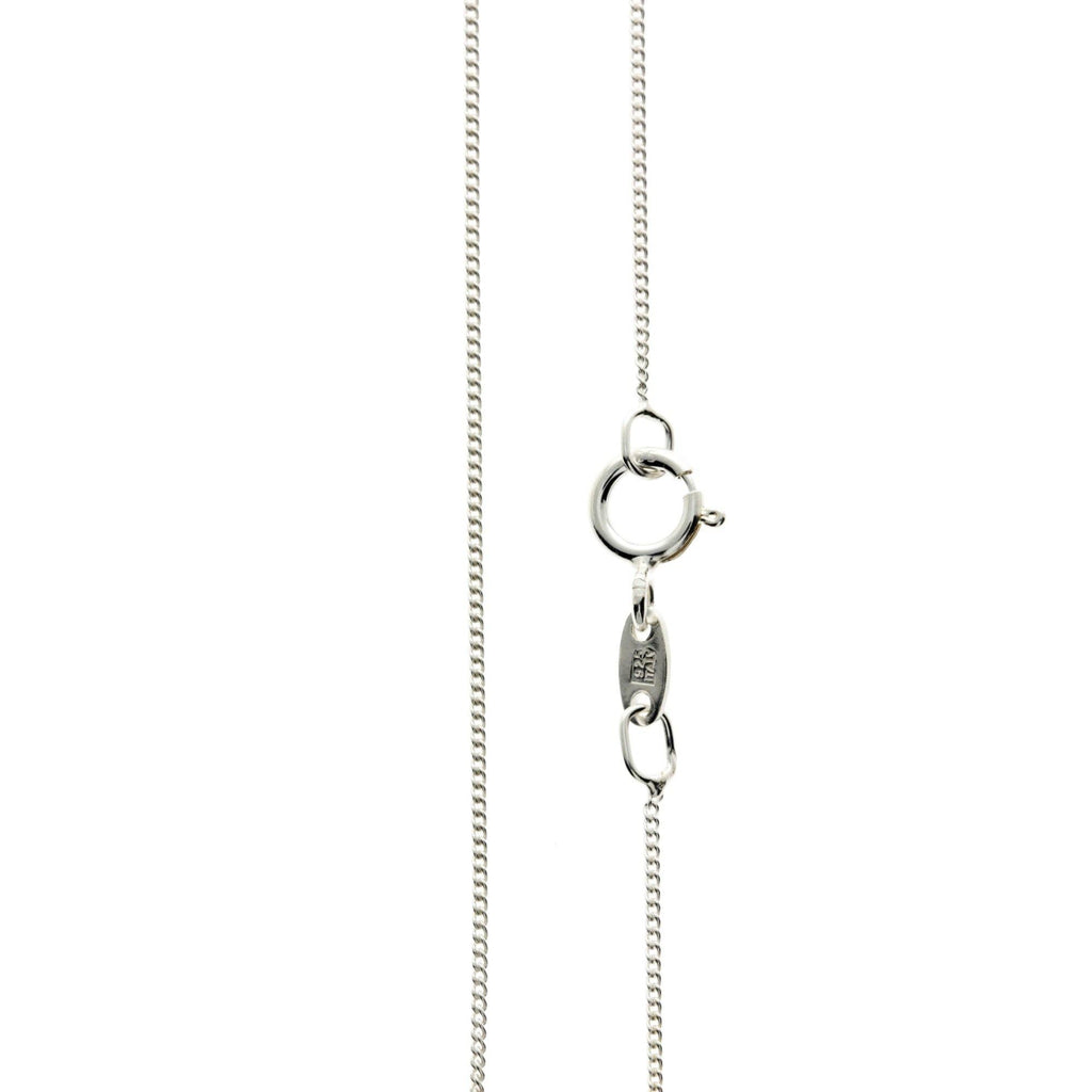 Made in Italy - 925 Sterling Silver Delicate Curbs - GCH005: 14 inch - 35.5 cm