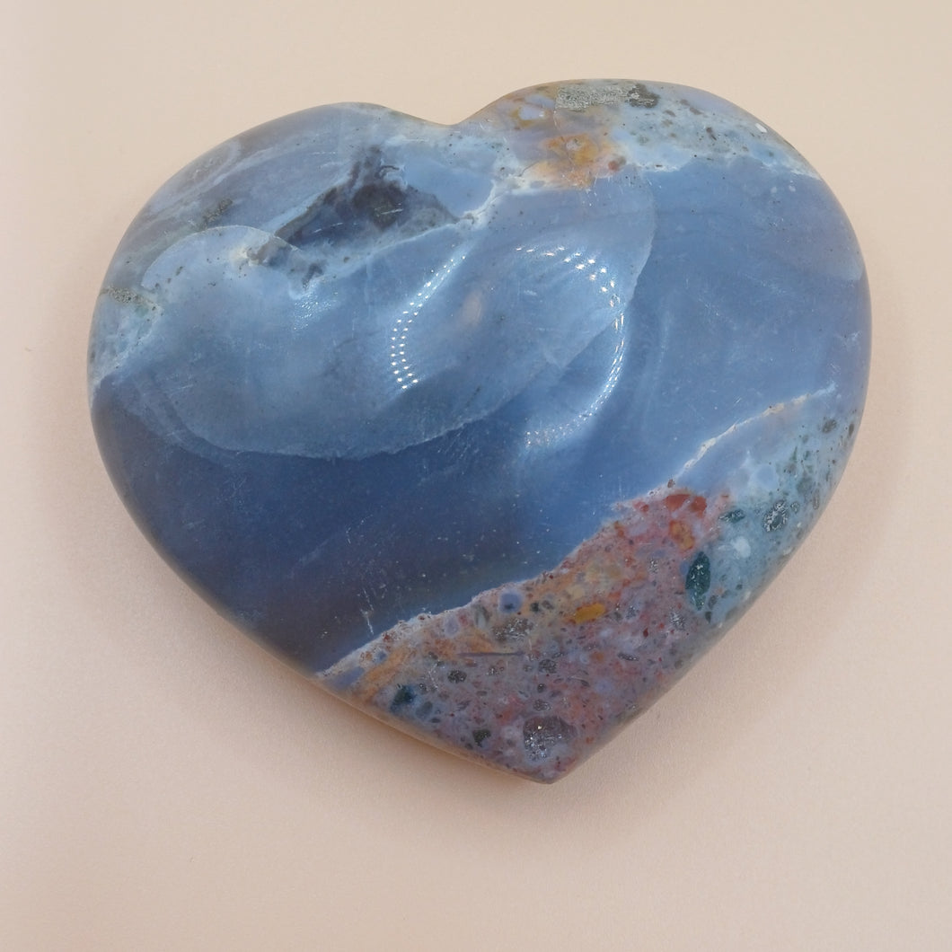 Ocean Jasper Heart