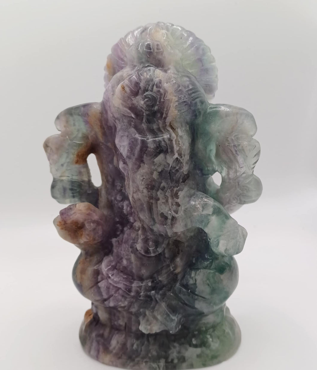 Rainbow Fluorite Ganesha