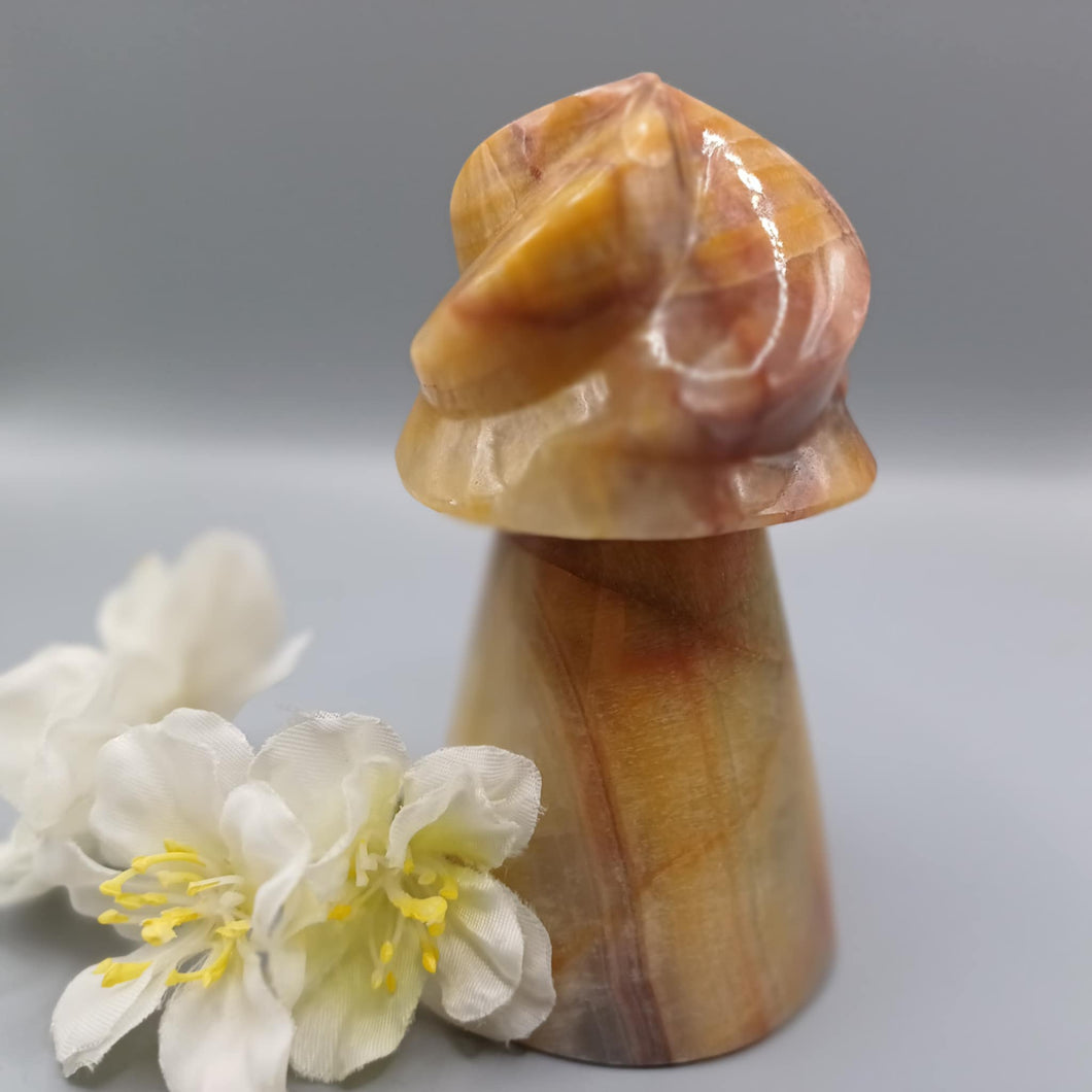 Strawberry Calcite