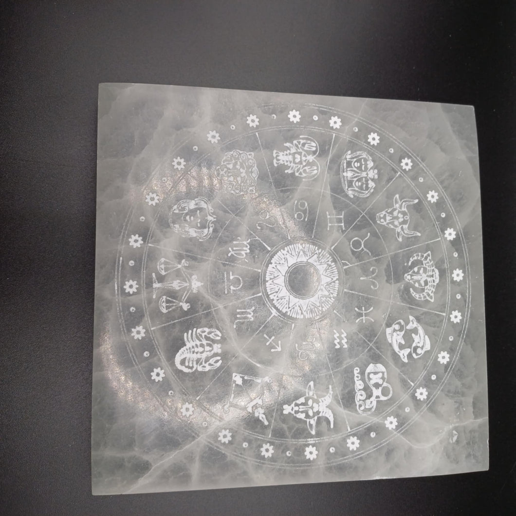 Selenite Charing Plate
