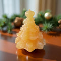 Orange Calcite Christmas Tree
