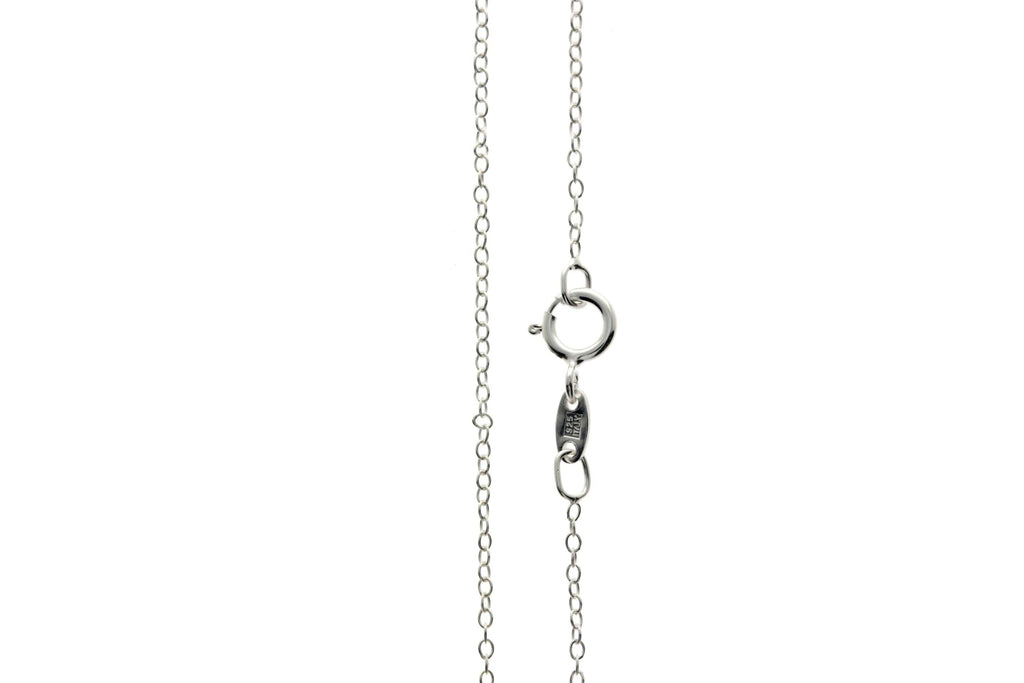 Made in Italy - 925 Sterling Silver Delicate Cable Trace Chain - GCH008: 16 inch - 41 cm