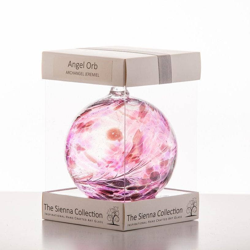 10cm Angel Orb - Jeremiel / Amethyst