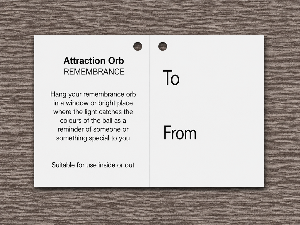 10cm Attraction Orb - Remembrance