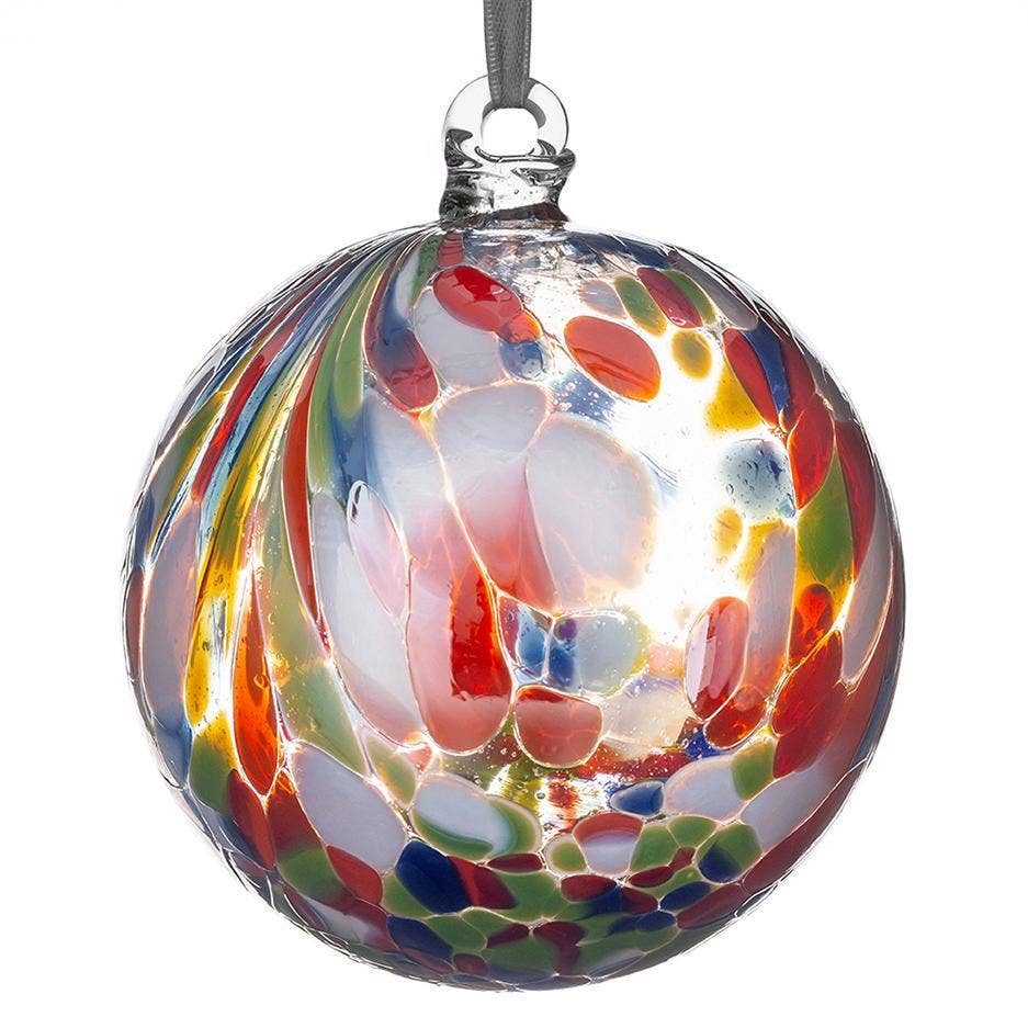 10cm Friendship Ball - Feather Design - Parrot