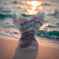 Rainbow Fluorite Mermaid Tail