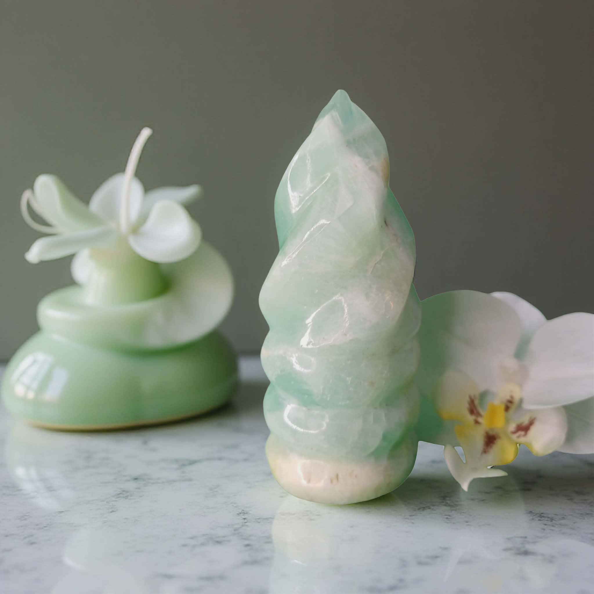 Pistachio Calcite 🌺