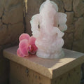 Rose Quartz Ganesh