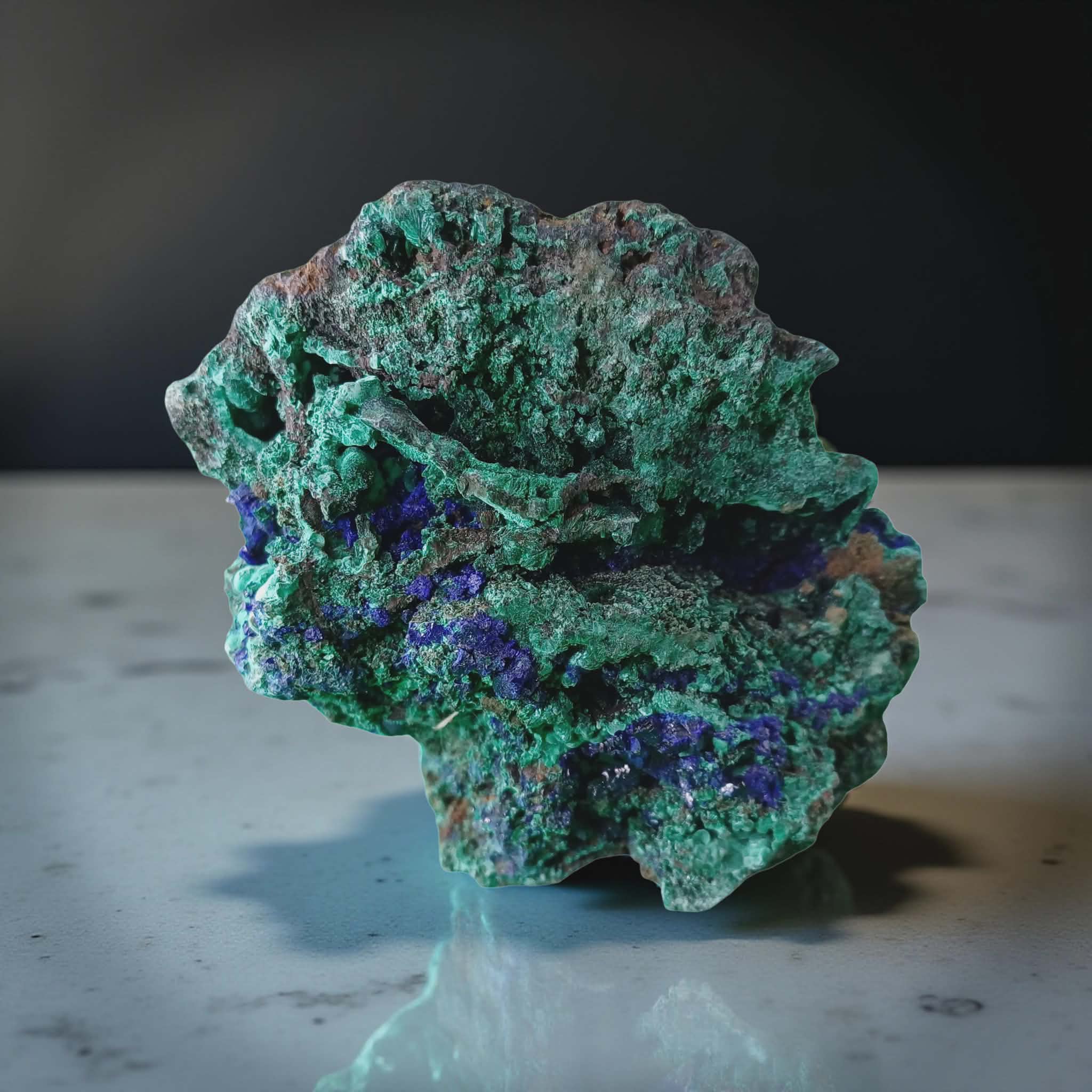 Azurite and Malachite