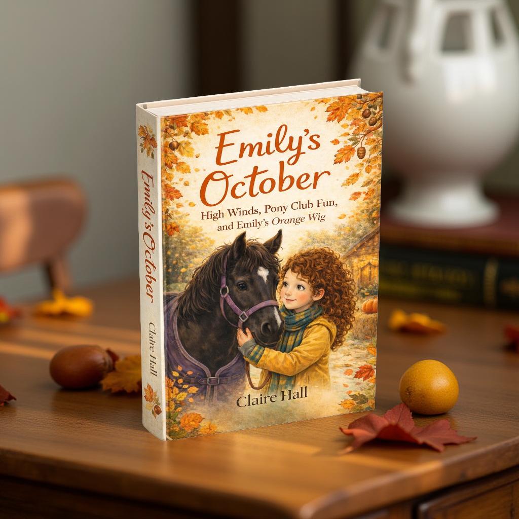 Emily's October, High winds, Pony Club Fun and Emily's Orange Wig