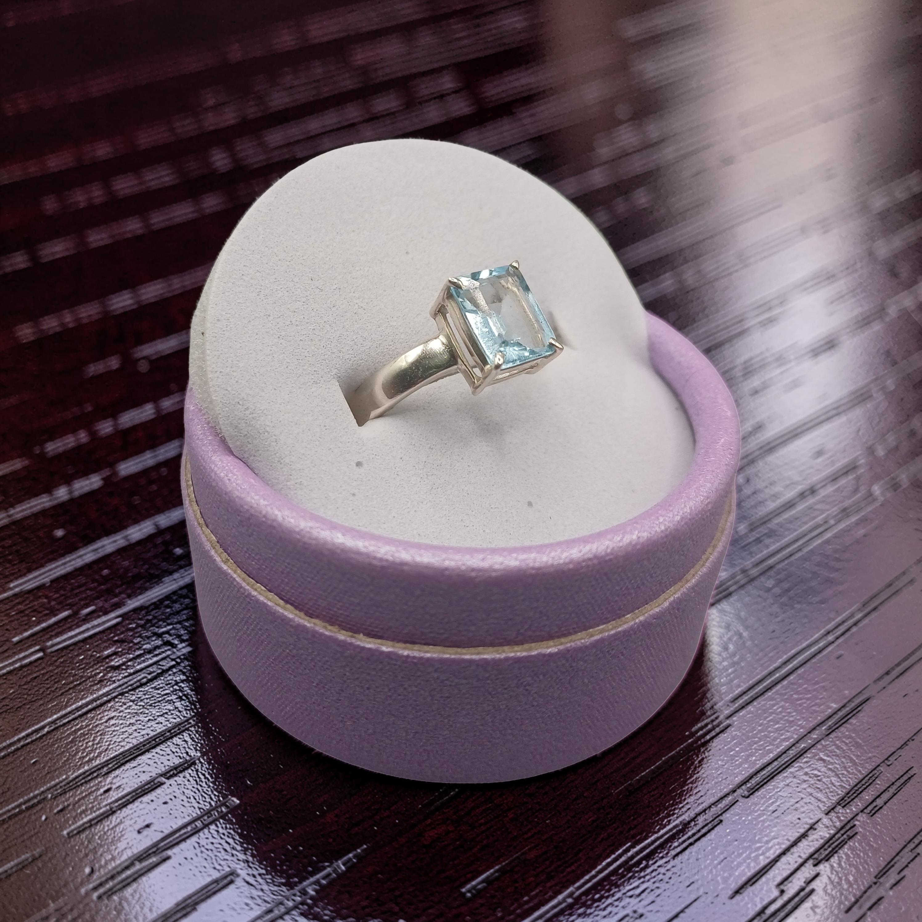 Topaz Ring on Silver
